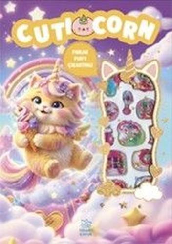 Cuticorn - Puffy Parlak Çıkartmalı Boyama Kitabı | Kitap Ambarı