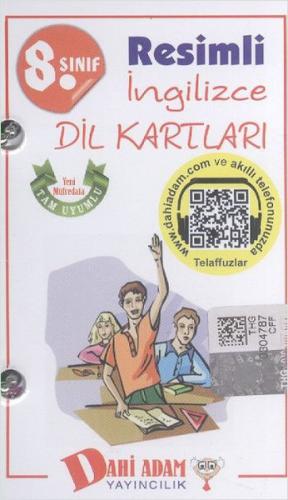 Dahi Adam 8. Sınıf Resimli İngilizce Dil Kartları