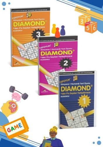 Diamond - Sudoku Akıl Dolu Oyunlar Seti - 3 Kitap Takım