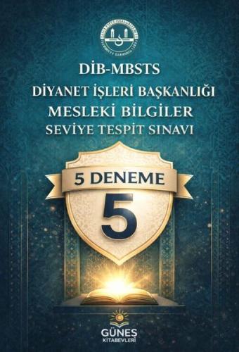 DİB - MBSTS Diyanet İşleri Başkanlığı Mesleki Bilgiler Seviye Tespit Sınavı 5 Deneme