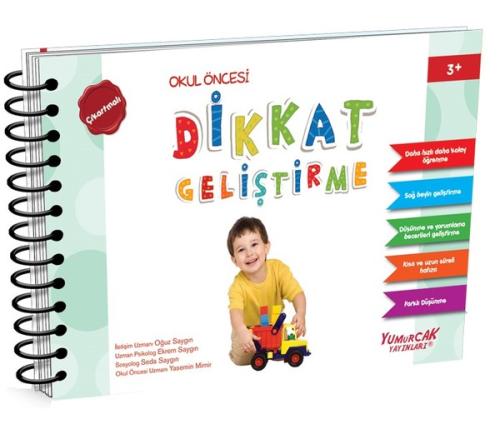 Dikkat Geliştirme 3 Yaş Kitabı | Kitap Ambarı