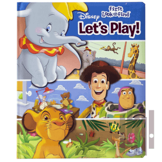 Disney: First Look and Find Let's Play! (Ciltli)