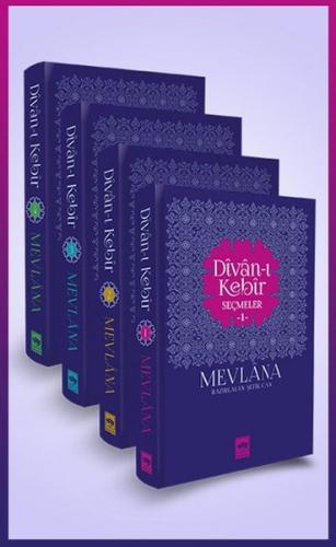 Divan-ı Kebir Seçmeler - 4 Kitap Takım (Ciltli) | Kitap Ambarı