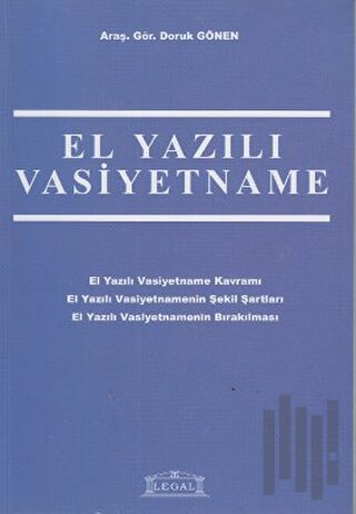El Yazılı Vasiyetname (Orta Boy)