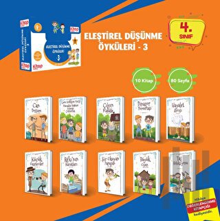 Eleştirel ve Yaratıcı Düşünme Öyküleri - 3 (10 Kitap - Etkinlik Testi - Değerlendirme Testi)