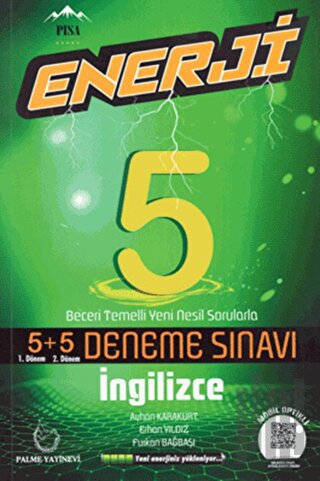 Enerji 5. Sınıf İngilizce 5+5 Deneme Sınavı