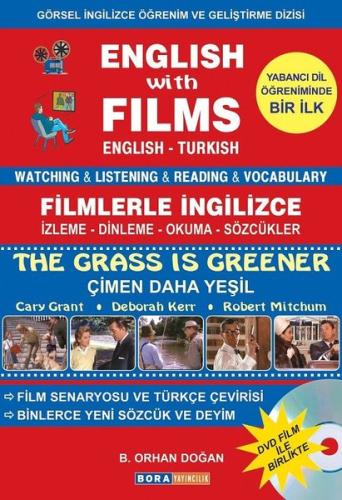 English with Films The Grass is Greener-Dvd Film ile Birlikte | Kitap 