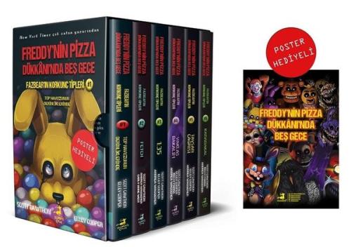 Fazbear'ın Korkunç Tipleri Seti - 6 Kitap Takım - Poster Hediyeli Kutu