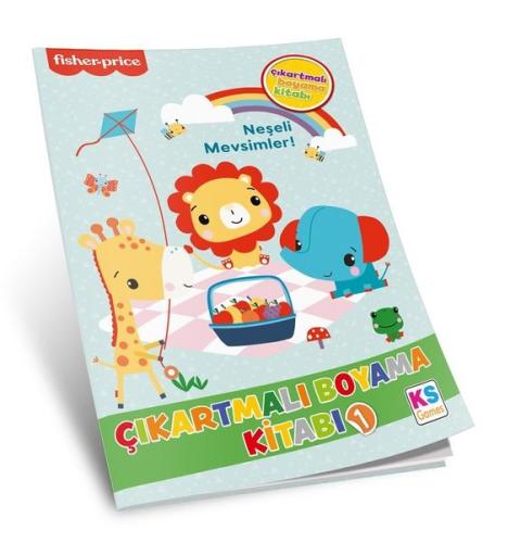 Fisher Price Coloring Sticker Book 1 Neşeli Mevsimler