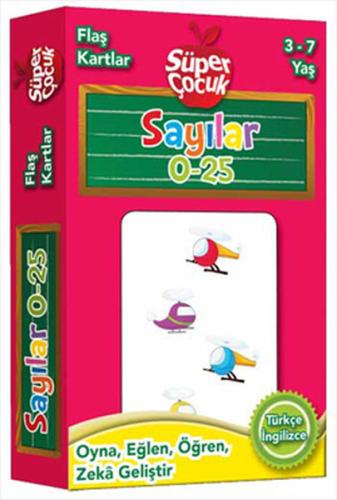 Flaş Kartlar - Sayılar 0-25 | Kitap Ambarı