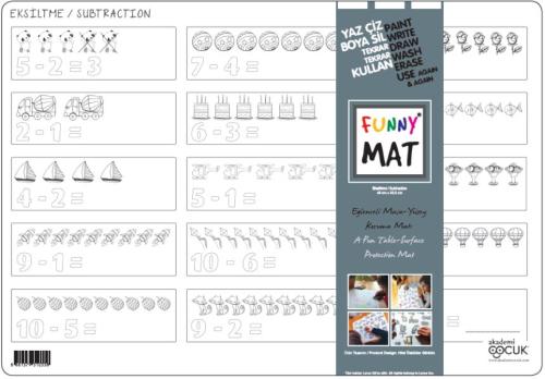 Funny Mat - Eksiltme 33,5x48cm