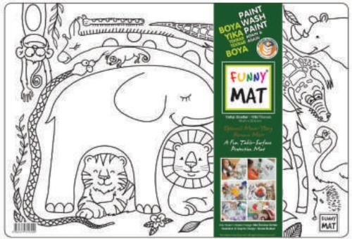 Funny Mat - Vahşi Dostlar 33,5x48cm | Kitap Ambarı