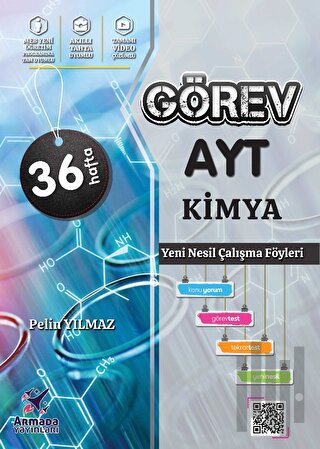 Görev AYT Kimya Yeni Nesil Çalışma Föyleri Armada Yayınevi