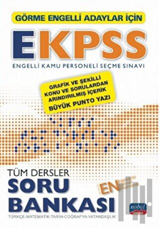 Görme Engelliler İçin EKPSS Soru Bankası