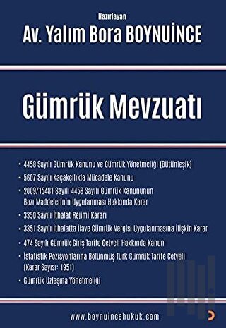 Gümrük Mevzuatı (Ciltli)