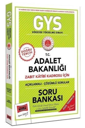 GYS T.C. Adalet Bakanlığı Zabıt Katibi Kadrosu İçin Açıklamalı Soru Bankası