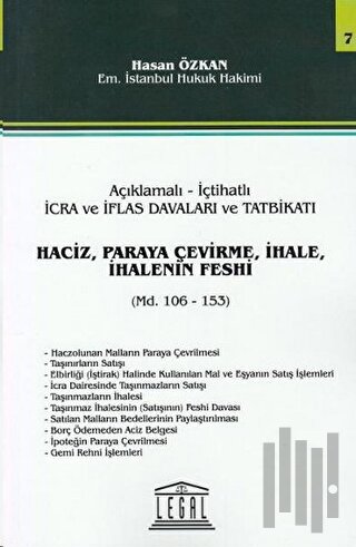Haciz, Paraya Çevirme, İhale, İhalenin Feshi - Seri 7 (Madde 106 - 153)