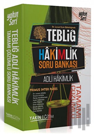 Hakimlik Soru Bankası Adli Hakimlik