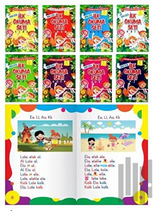 Harika Çocuk İlk Okuma Setim - 8 Kitap
