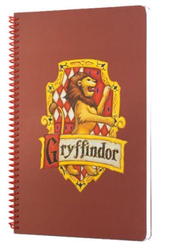 Harry Potter Gryffindor Spiralli Defter Kiremit Rengi | Kitap Ambarı