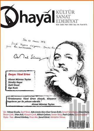 Hayal Kültür Sanat ve Edebiyat Dergisi Sayı: 84