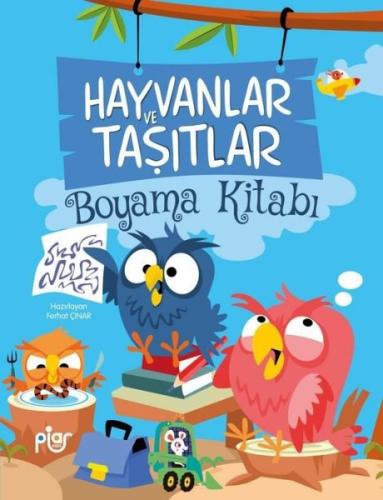 Hayvanlar ve Taşıtlar Boyama Kitabı | Kitap Ambarı