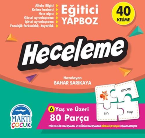 Heceleme - Eğitici Yapboz