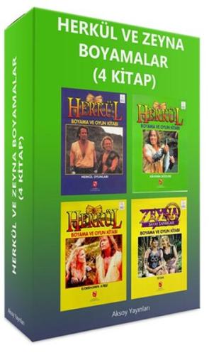 Herkül ve Zeyna Boyamalar - 4 Kitap Takım | Kitap Ambarı