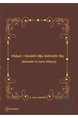 Hikayet-i Haleddin Oğlu Bedreddin Bey