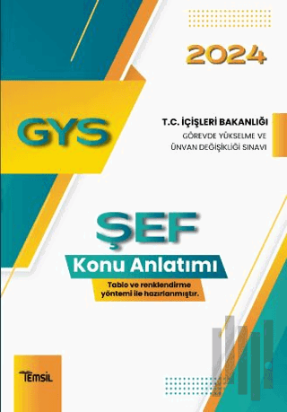 İçişleri Bakanlığı Görevde Yükselme ve  Ünvan Değişikliği Sınavı Şef K