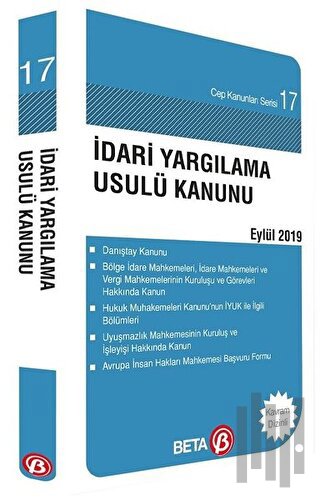 İdari Yargılama Usulü Kanunu Eylül 2019