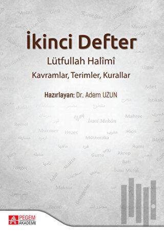 İkinci Defter Lütfullah Halimi: Kavramlar, Terimler, Kurallar