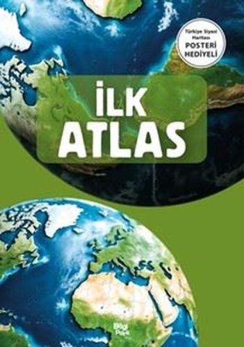 İlk Atlas - Türkiye Siyasi Haritası Posteri Hediyeli