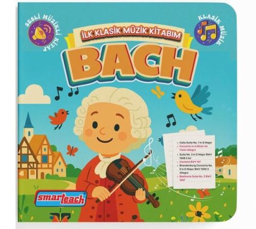 İlk Klasik Müzik Kitabım - Bach - Sesli Kitap (Ciltli)