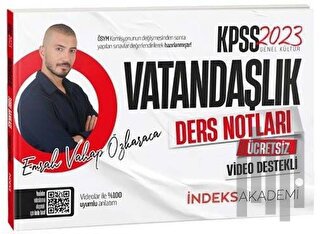 İndeks Akademi 2023 KPSS Vatandaşlık Video Ders Notları | Kitap Ambarı
