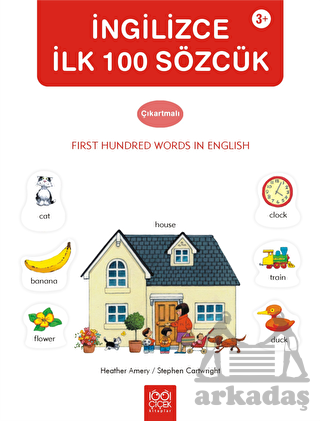 İngilizce İlk Yüz Sözcük Çıkartma Kitabı