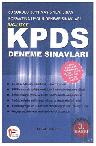 İngilizce KPDS Deneme Sınavları