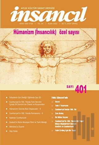 İnsancıl Dergisi Sayı: 401 Aralık 2023