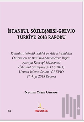 İstanbul Sözleşmesi-Grevıo Türkiye 2018 Raporu