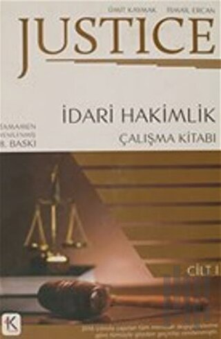Justice İdari Hakimlik Çalışma Kitabı 1.Cilt 2018 (Ciltli)