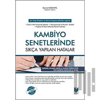 Kambiyo Senetlerinde Sıkça Yapılan Hatalar (Ciltli)