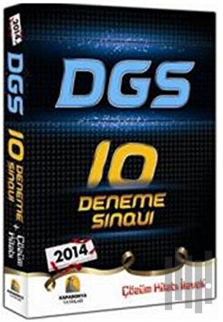 Kapadokya 2014 DGS 10 Deneme Sınavı (10 Fasikül Set)