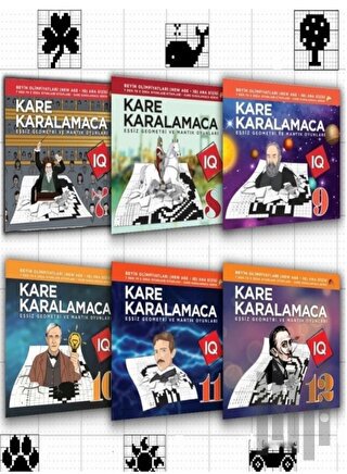 Kare Karalamaca Seti 2 - 7' den 70' e Akıl ve Mantık Oyunları (6 Kitaplık Zevkli Oyunlar)