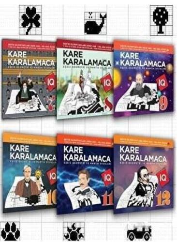 Kare Karalamaca Seti 2 - 7'den 70'e Akıl ve Mantık Oyunları - 6 Kitap 