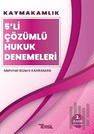 Kaymakamlık 5’li Çözümlü Hukuk Denemeleri