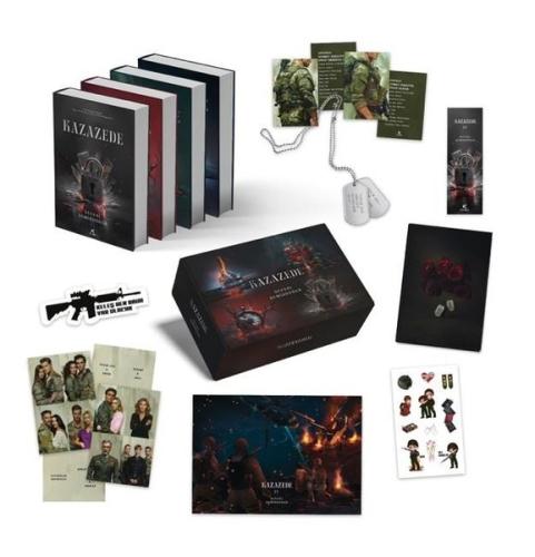 Kazazede Seti - 4 Kitap Takım - Kutulu (Ciltli) | Kitap Ambarı