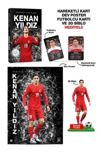 Kenan Yıldız - Sahanın Yıldızları - Hareketli Kart - Dev Poster - Futbolcu Kartı ve 3D Biblo Hediyel