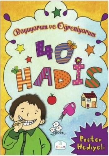 Kırk Hadis Boyuyorum ve Öğreniyorum Boyama Kitabı