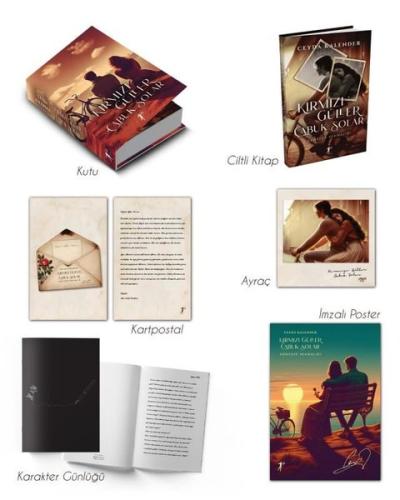 Kırmızı Güller Çabuk Solar Kutulu Set (Ciltli)