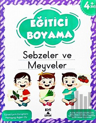 Kivi Eğitici Boyama Sebzeler Ve Meyveler